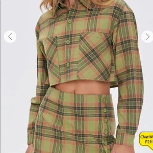 Matching plaid set